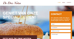 Desktop Screenshot of dedrienoten.nl
